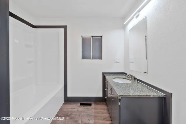 an empty room with window