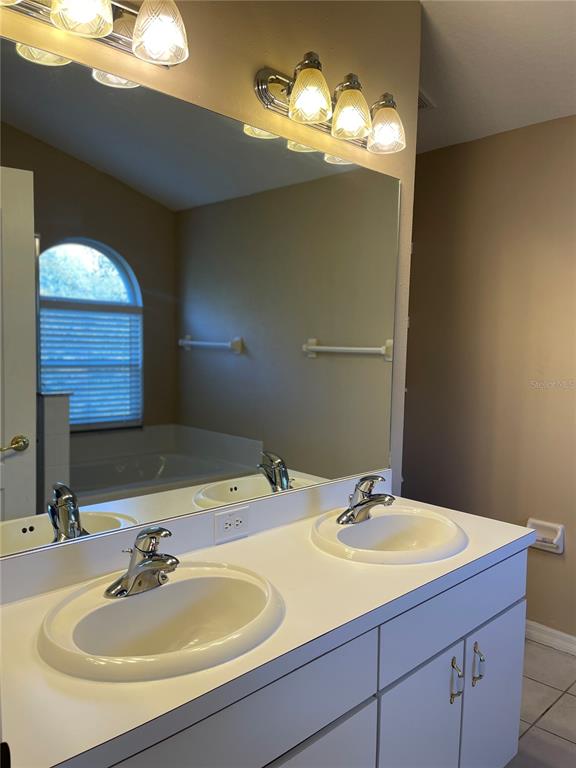 1930 Grenville Court Wesley Chapel, FL 33543 - Photo 11 of 18 a bathroom with a sink and a mirror