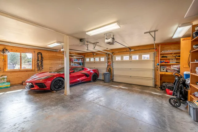 a view of car garage
