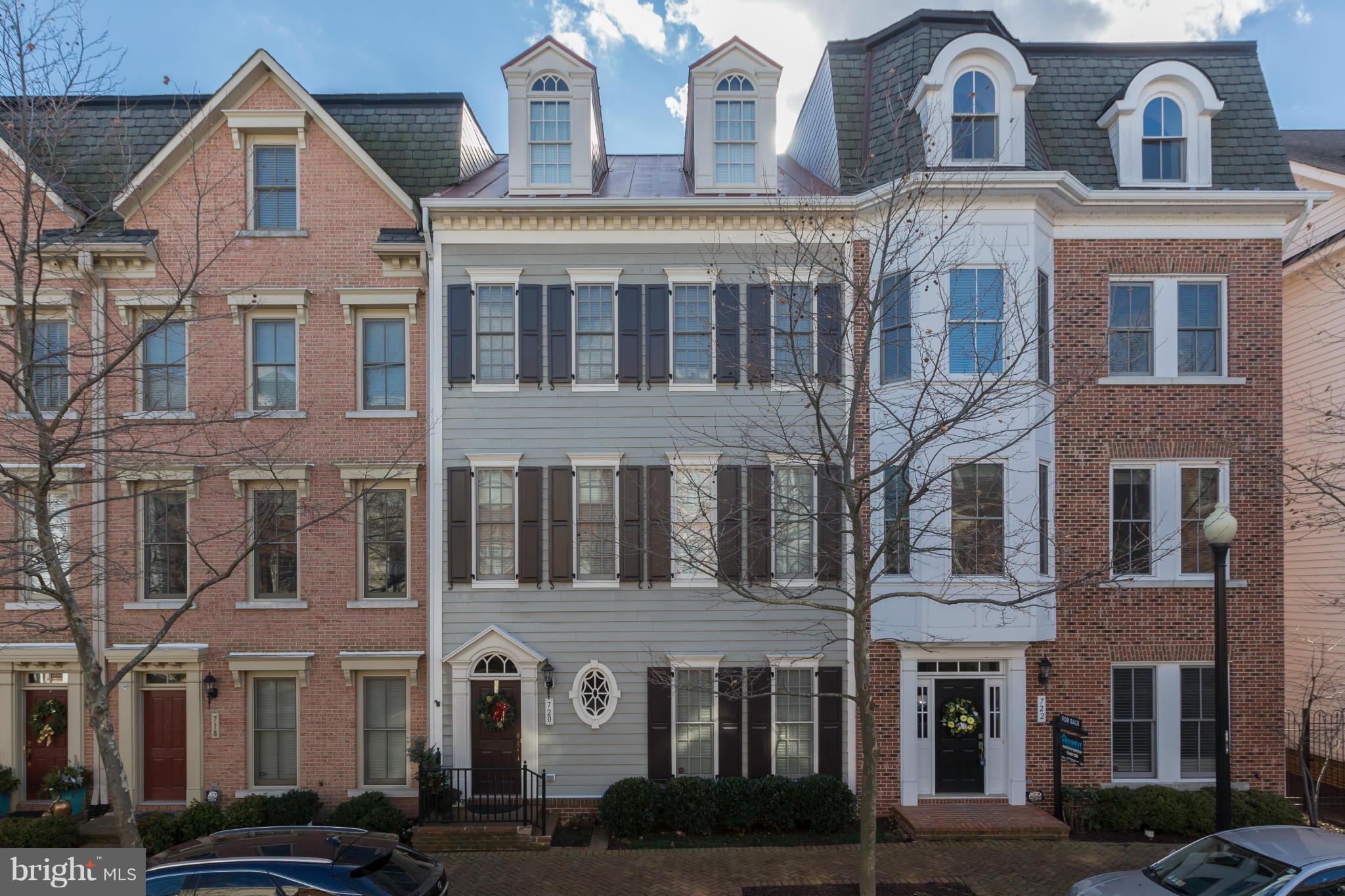 a front view of multi story residential apartment building