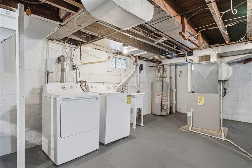 127 Duffland Street Pittsburgh, PA 15210 - Photo 30 of 36 a utility room with dryer and washer