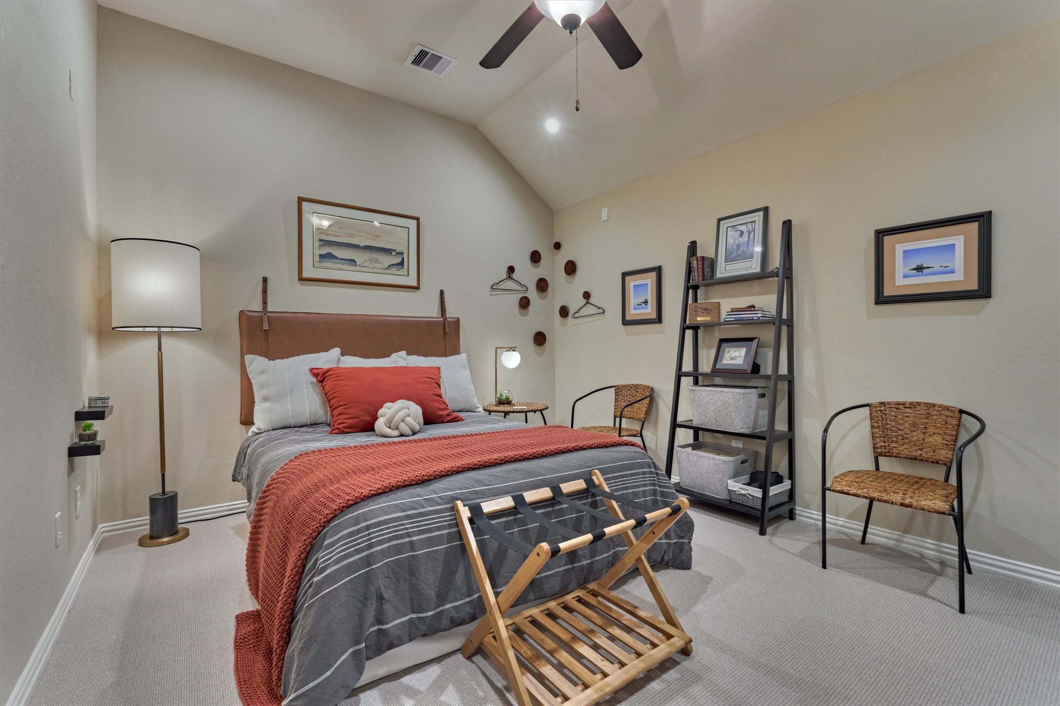 127 Red Deer Place Montgomery, TX 77316 - Photo 35 of 48 Upstairs Media Room also makes a perfect guest suite as pictured here