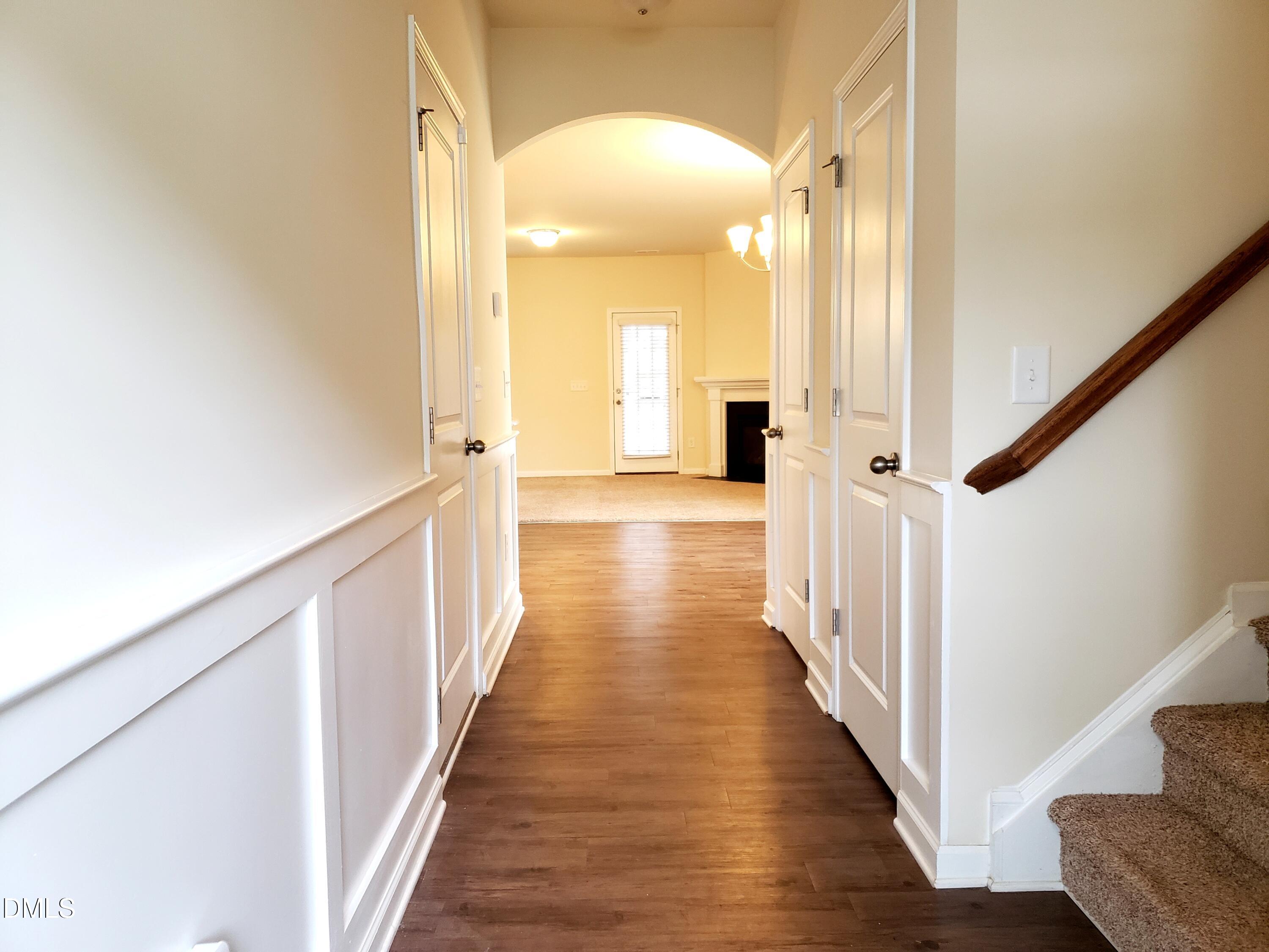16 Grifton Place Durham, NC 27704 - Photo 2 of 16 a view of a hallway with wooden floor