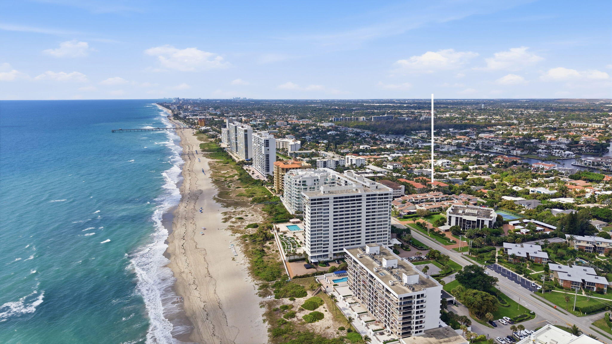 921 Osceola Drive, Unit 2 Boca Raton, FL 33432 - Photo 61 of 69 Aerial View