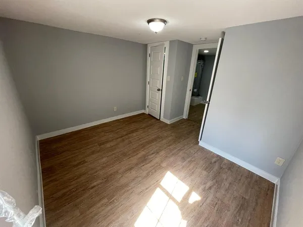 wooden floor in an empty room