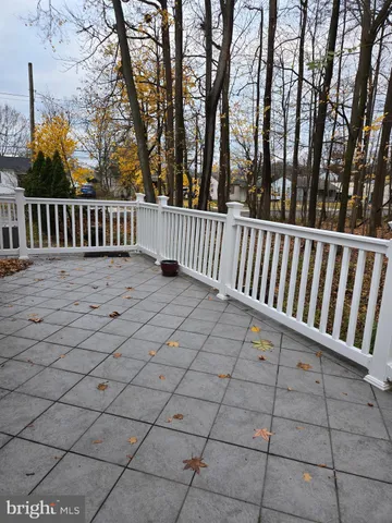 a view of a roof deck