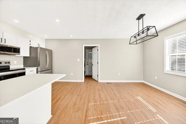 a view of a small space