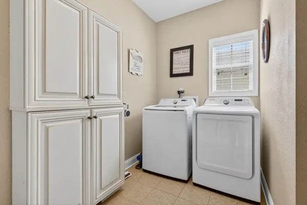 a room with storage and utility