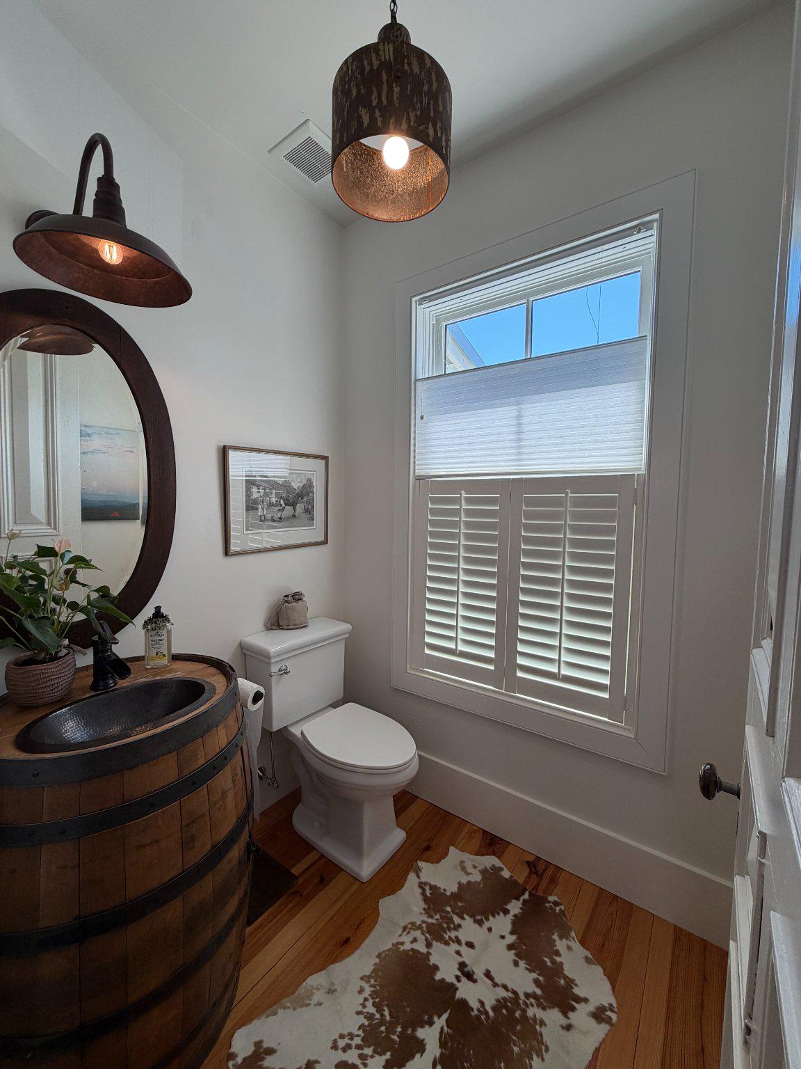 14316 Calvert Street Solomons, MD 20688 - Photo 7 of 29 Half-bath with rustic flair