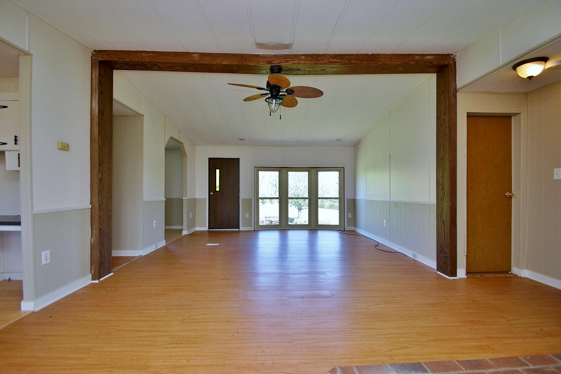 164 Tabernacle Road Penhook, VA 24137 - Photo 10 of 46 wooden floor in an empty room with a window