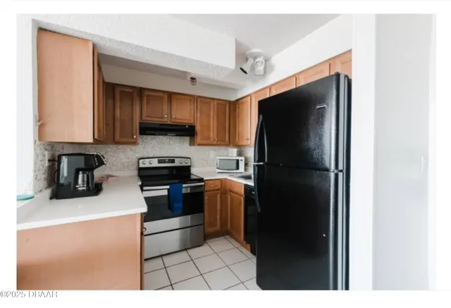 a view of balcony with furniture