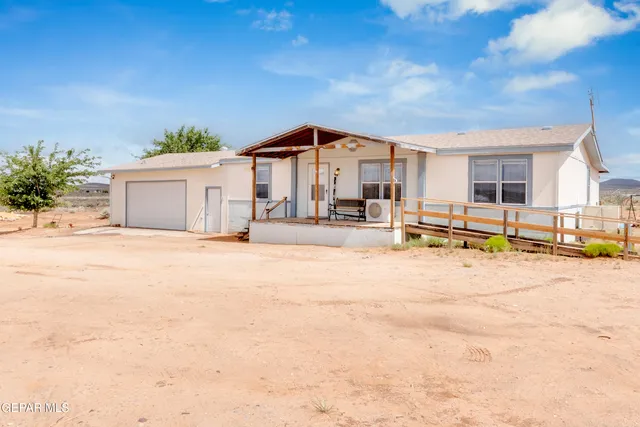 a view of a dry yard