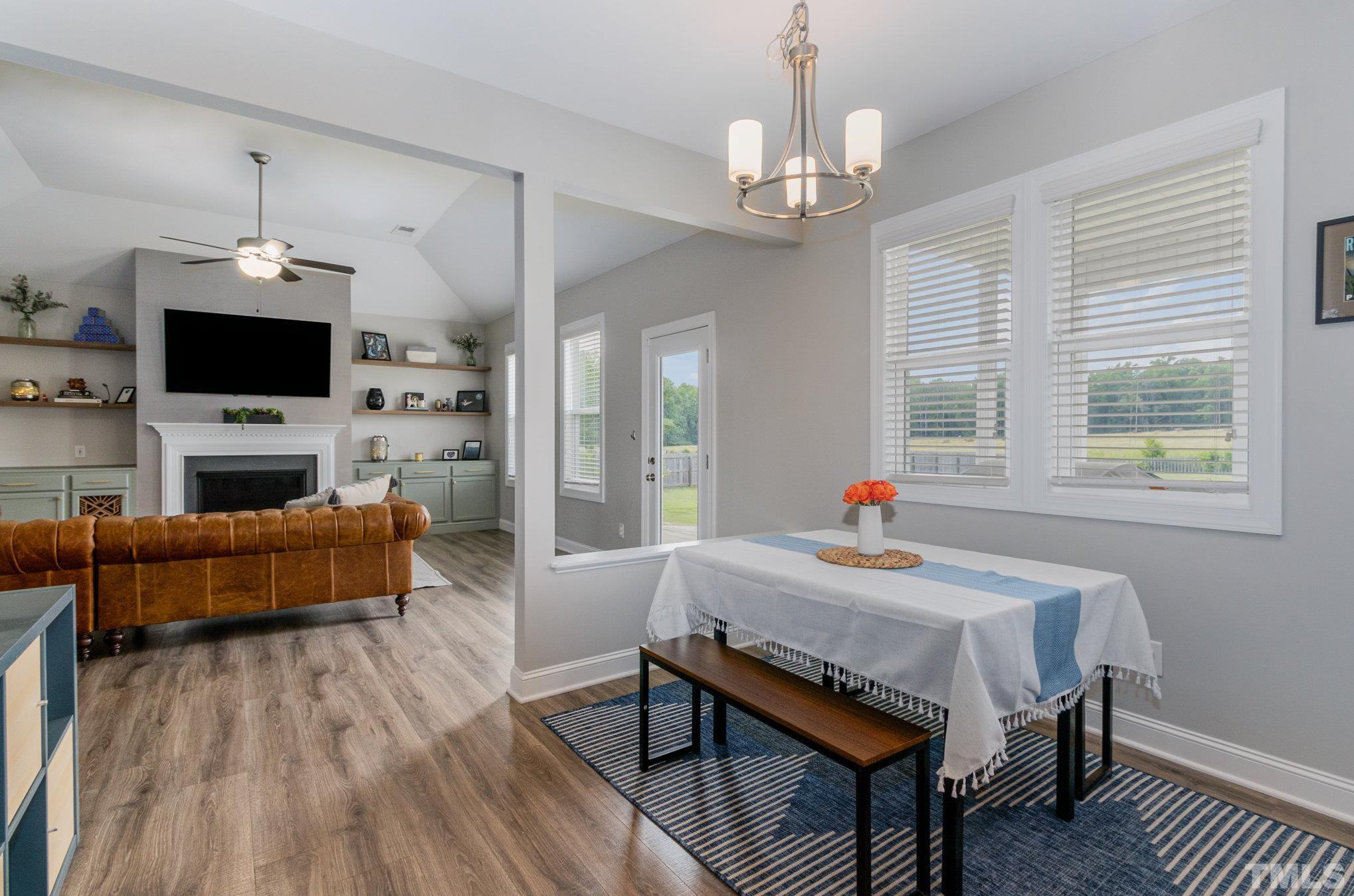 428 Seabring Lane Raleigh, NC 27603 - Photo 40 of 40 open floor plan, breakfast area