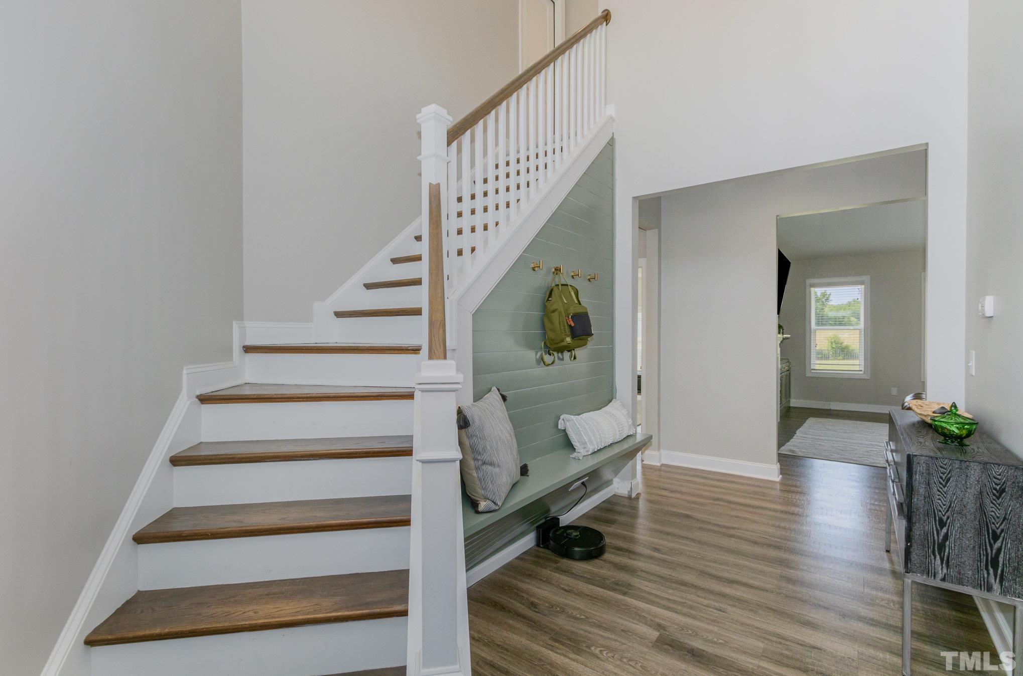 428 Seabring Lane Raleigh, NC 27603 - Photo 5 of 40 2 story foyer with drop zone