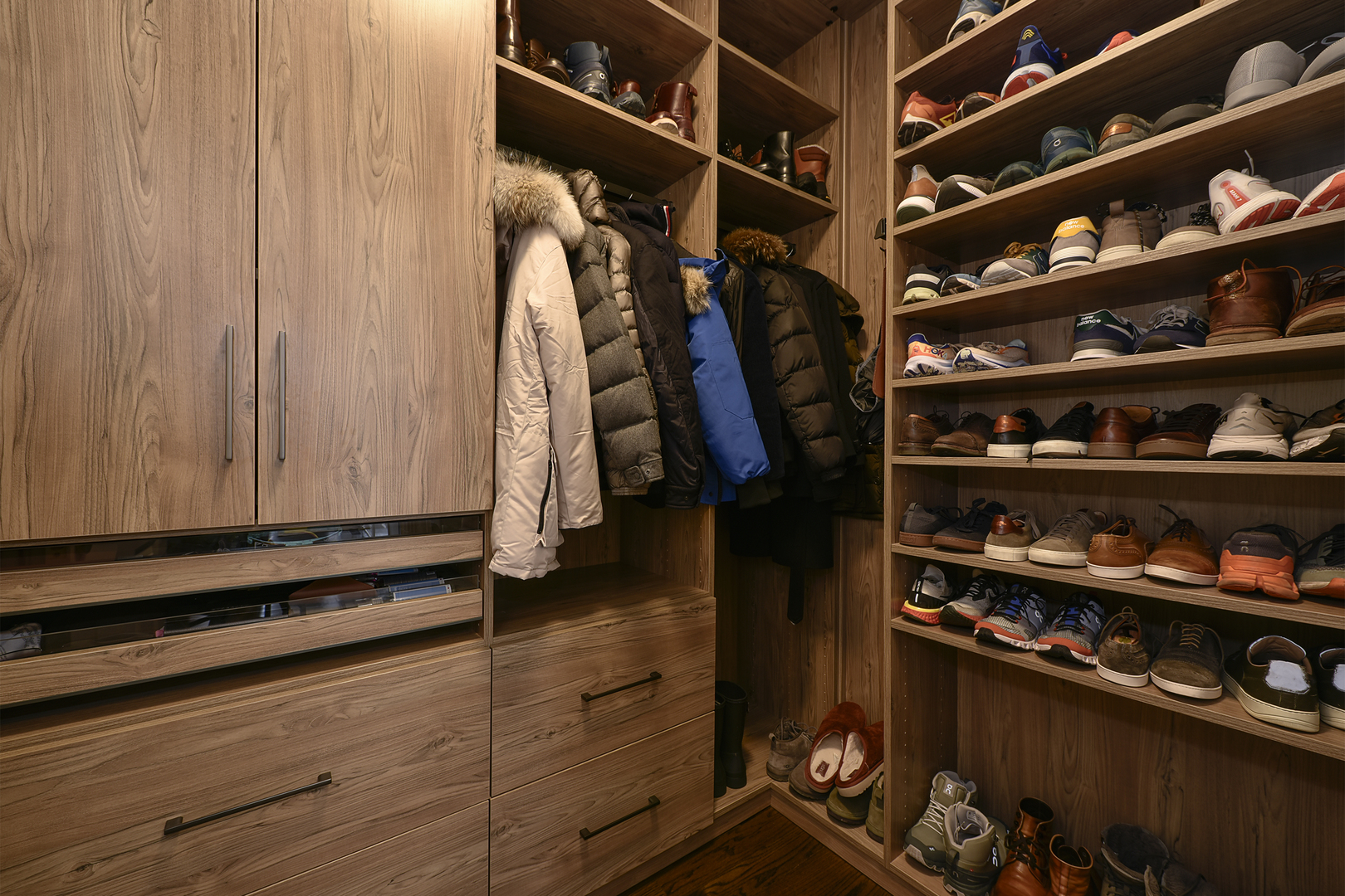 500 Stone Canyon Circle Inverness, IL 60010 - Photo 16 of 33 a view of walk in closet with clothes and shoes