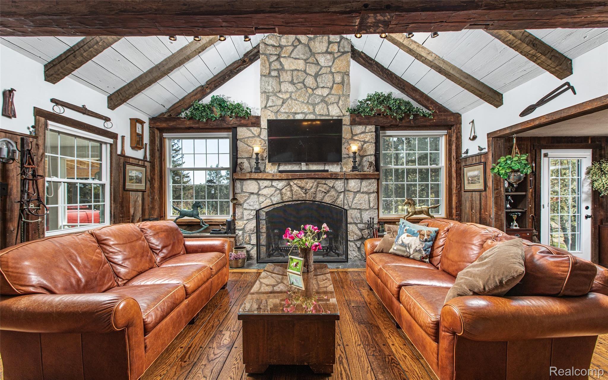 5820 Hempstead Road Metamora, MI 48455 - Photo 13 of 73 13 - Great Room has Natural Stone Fireplace.jpg