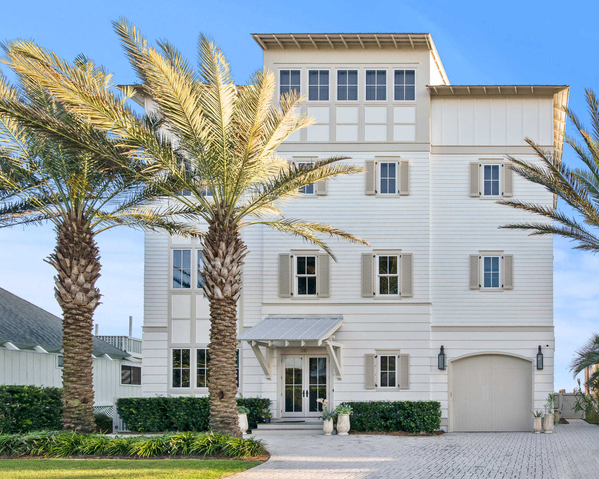 281 Pompano Street Inlet Beach, FL 32461 - Photo 2 of 49 a front view of a house with a yard