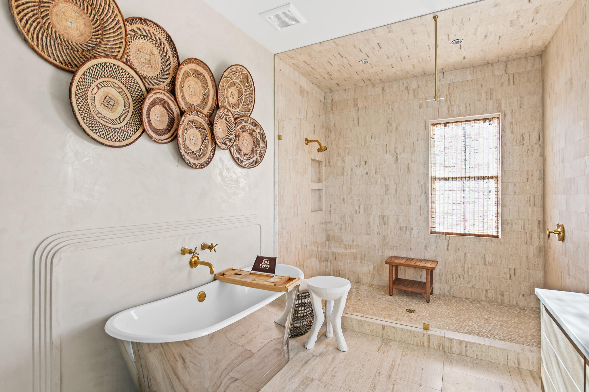 281 Pompano Street Inlet Beach, FL 32461 - Photo 35 of 49 a bathroom with a tub sink and mirror