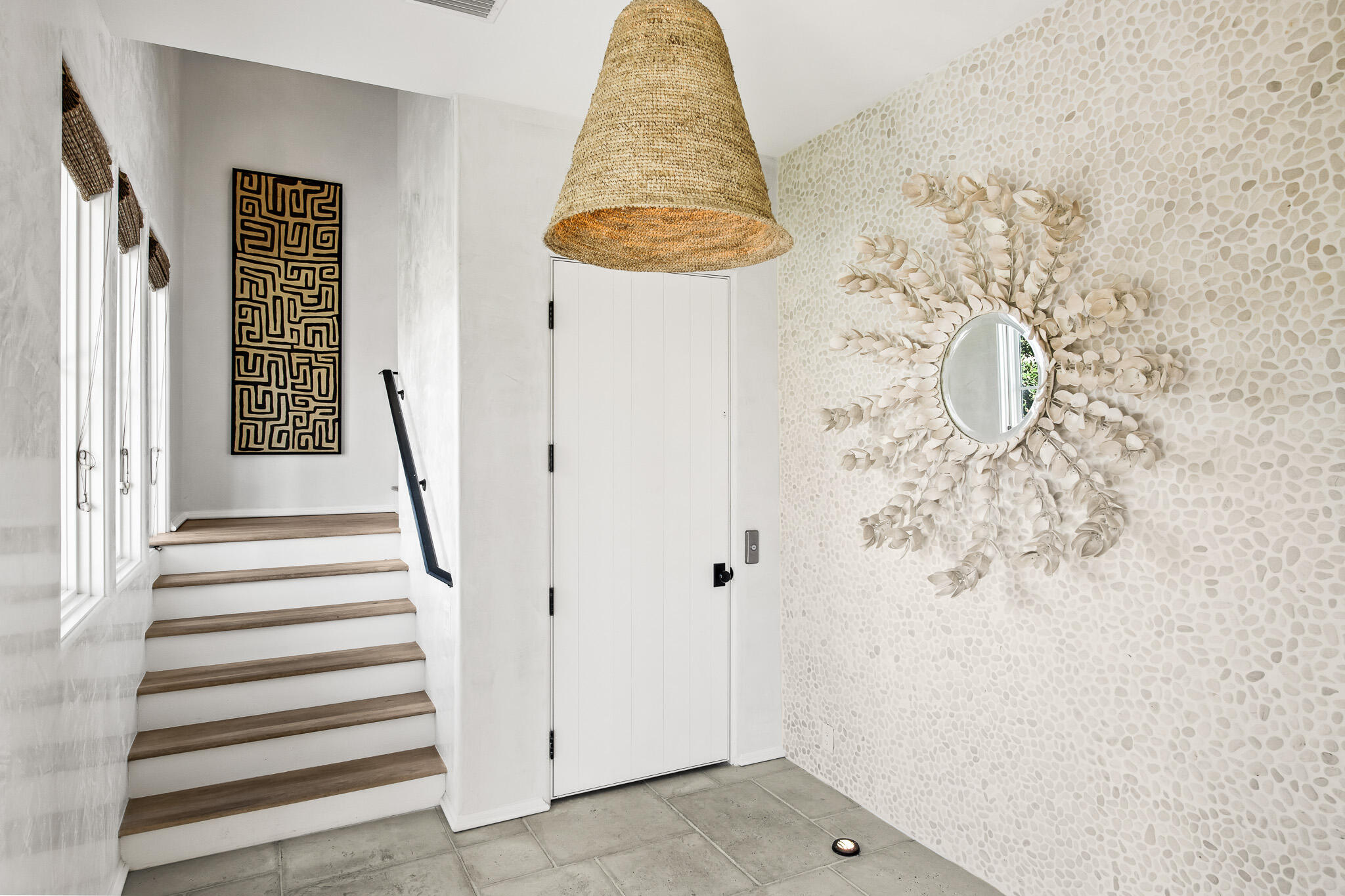 281 Pompano Street Inlet Beach, FL 32461 - Photo 4 of 49 a view of a hallway with windows