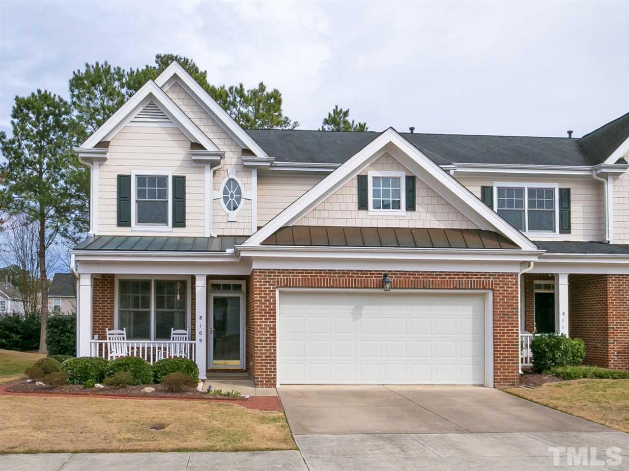 8109 Satillo Lane Raleigh, NC 27616 - Photo 1 of 25 Brick and fibercement exterior plus vinyl windows provide low maintenance, high quality exterior finishes.