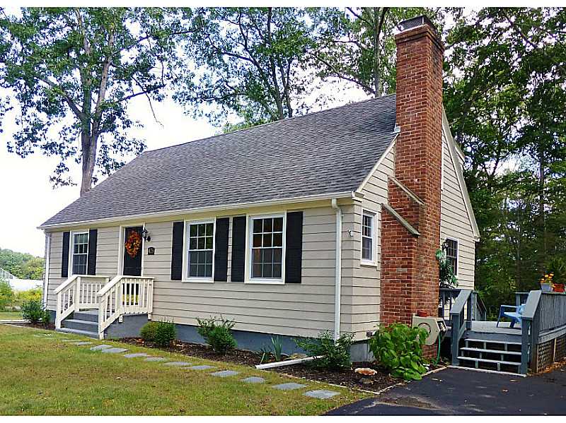 425 Sowams Road Barrington, RI 02806 - Photo 1 of 14 Exterior Front. Updated 4 bedroom, 2 bath cape on wooded lot