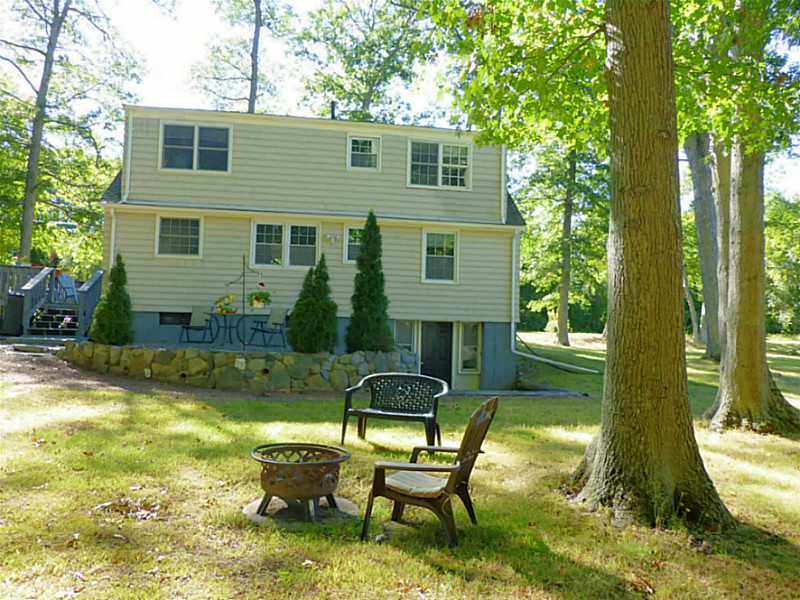 425 Sowams Road Barrington, RI 02806 - Photo 14 of 14 Yard/Garden. Backyard and Exterior of house with Dormered bedrooms