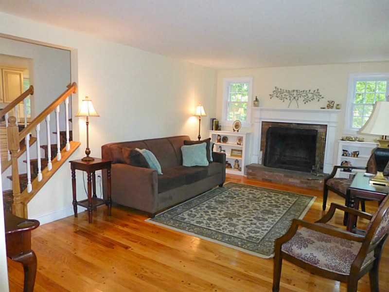 425 Sowams Road Barrington, RI 02806 - Photo 2 of 14 Living Room. Spacious sun-filled living room with fireplace