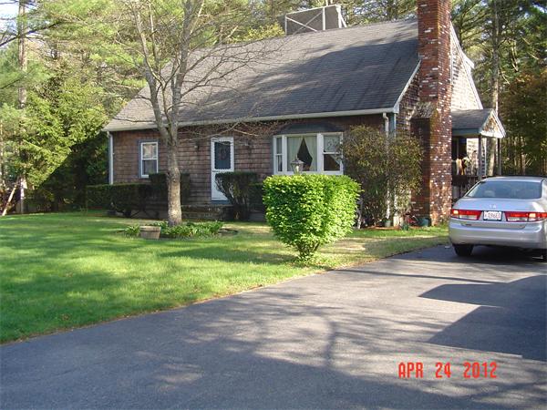a view of a house with a patio