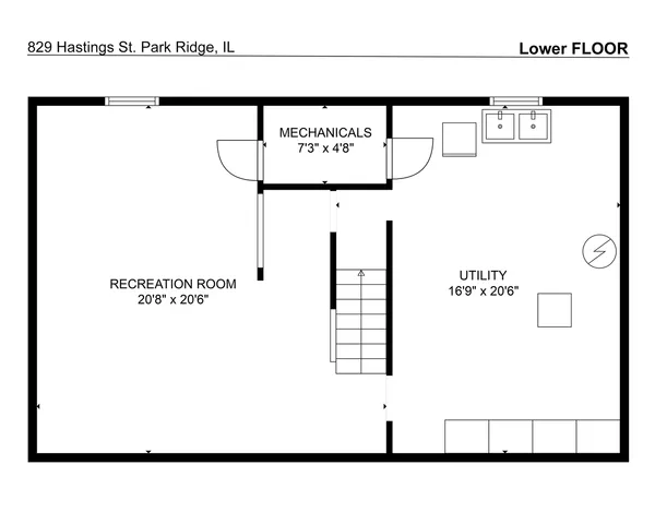 a picture of a floor plan