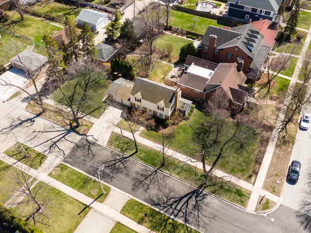 a view of a lake with a city