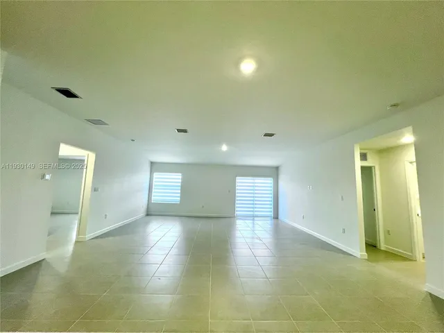 a view of empty room and window