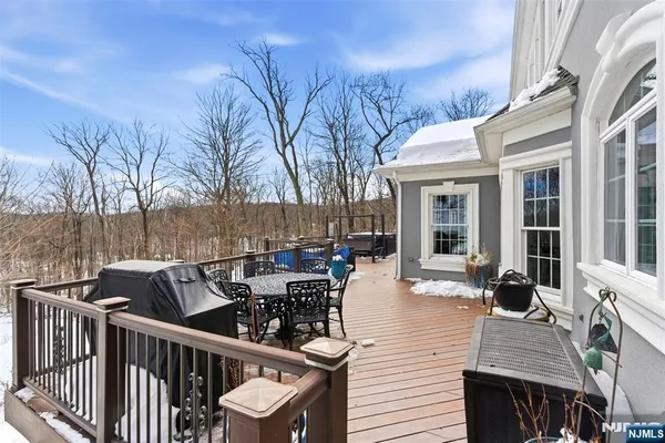 a view of outdoor space with seating