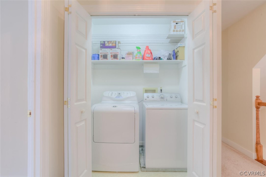 2153 Kelly Ridge Road Henrico, VA 23233 - Photo 24 of 34 Upstairs Hall Laundry. Convenient location!
