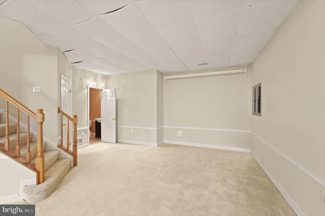 a view of an empty room