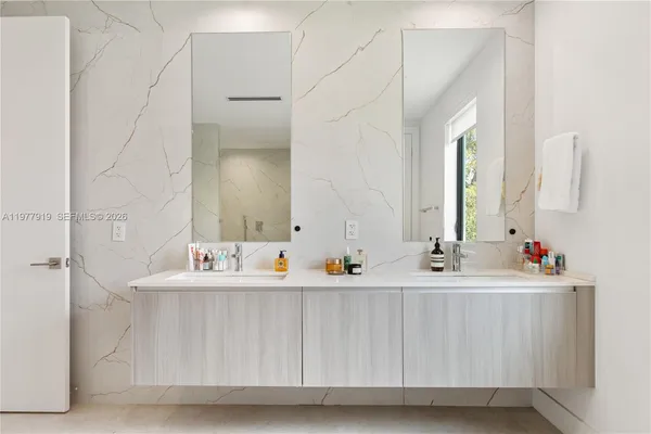 a view of a building from a balcony