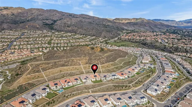 a view of a city with tall buildings