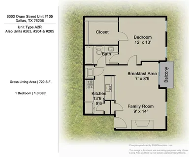 $239,000 | 6003 Oram Street, Unit 106, Dallas, TX 75206