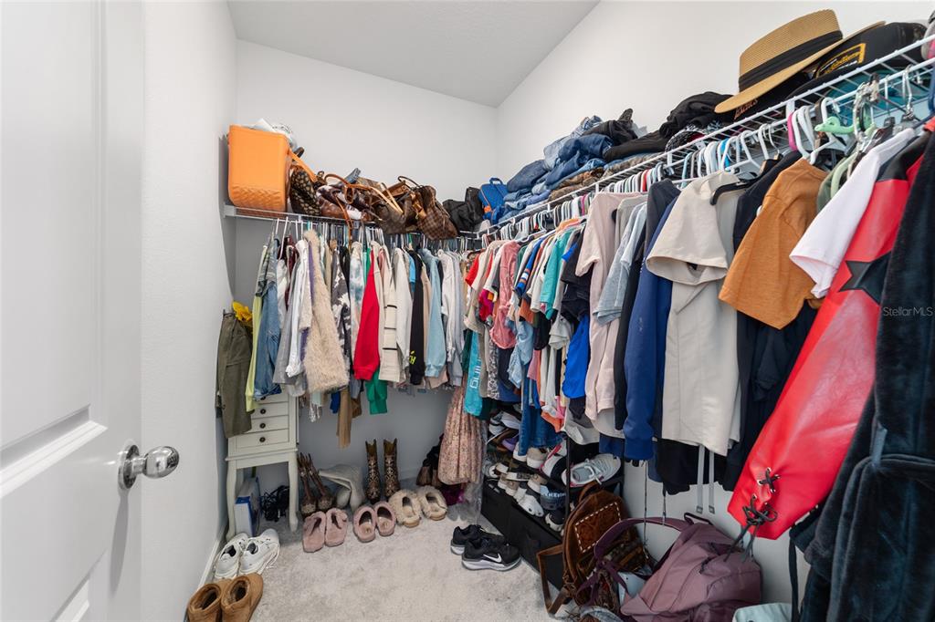 4012 Northeast 33rd Avenue Ocala, FL 34479 - Photo 37 of 77 a view of walk in closet with clothes and shoes