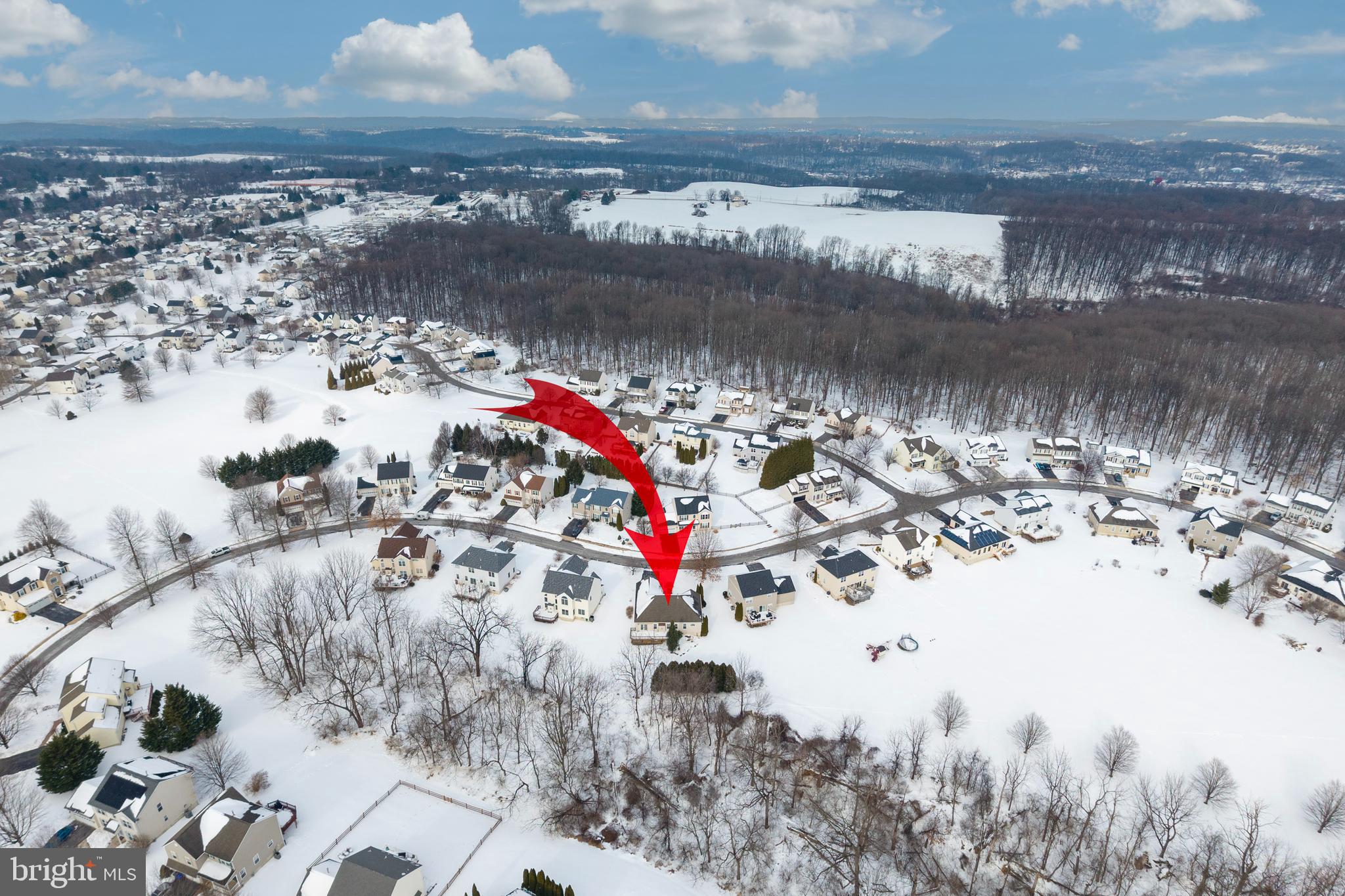 140 Milbury Road Coatesville, PA 19320 - Photo 29 of 30 AERIAL BACK