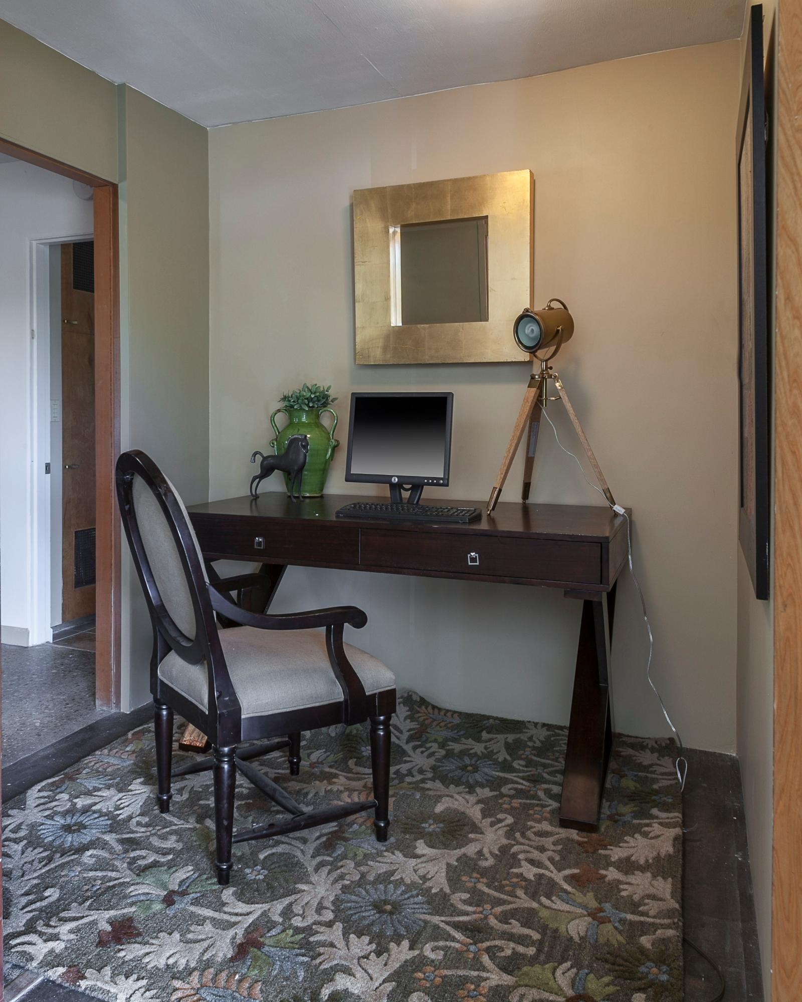 306 Alston Road Montecito, CA 93108 - Photo 8 of 17 a view of a workspace with furniture