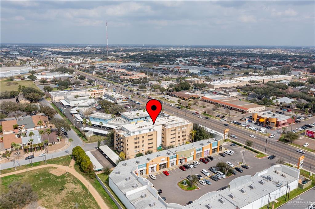 5321 North 10th Street, Unit 102 McAllen, TX 78504 - Photo 7 of 7 an aerial view of a highlighted house