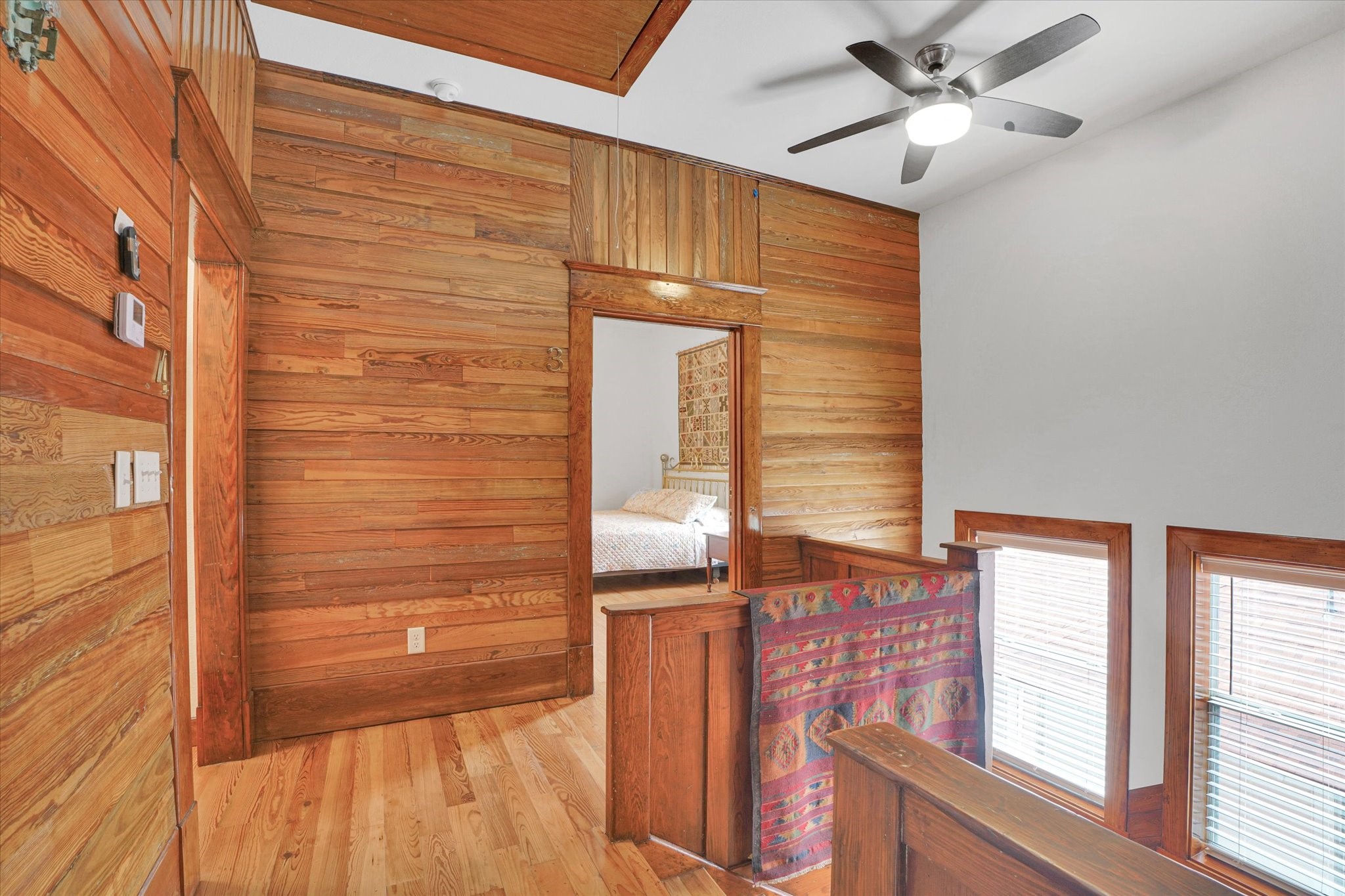 1916 Hardy Street Houston, TX 77026 - Photo 25 of 42 2nd floor. The wood paneling in the house is either red pine ship-lap or clap board. Also cypress bevel siding.
