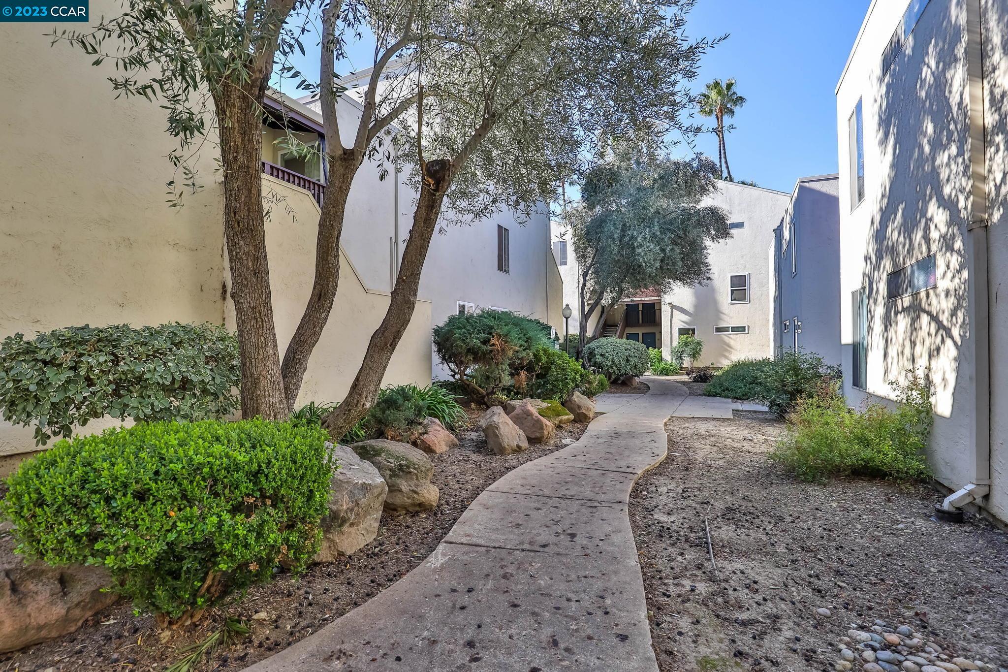 2500 Laguna Circle, Unit C Concord, CA 94520 - Photo 11 of 13 a front view of a house with garden and plants