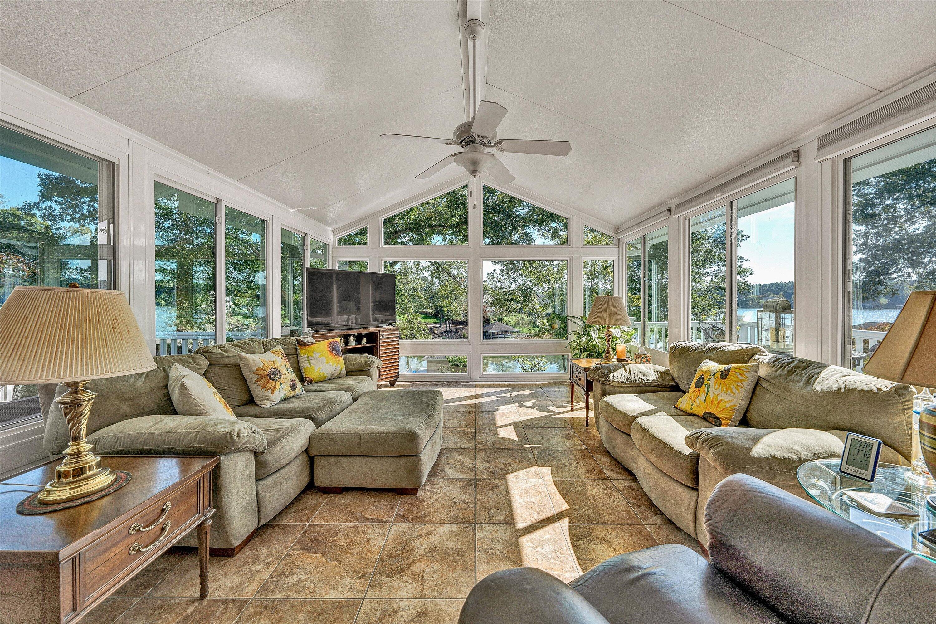 151 Twin Oaks Road Wirtz, VA 24184 - Photo 17 of 41 a living room with furniture and a large window