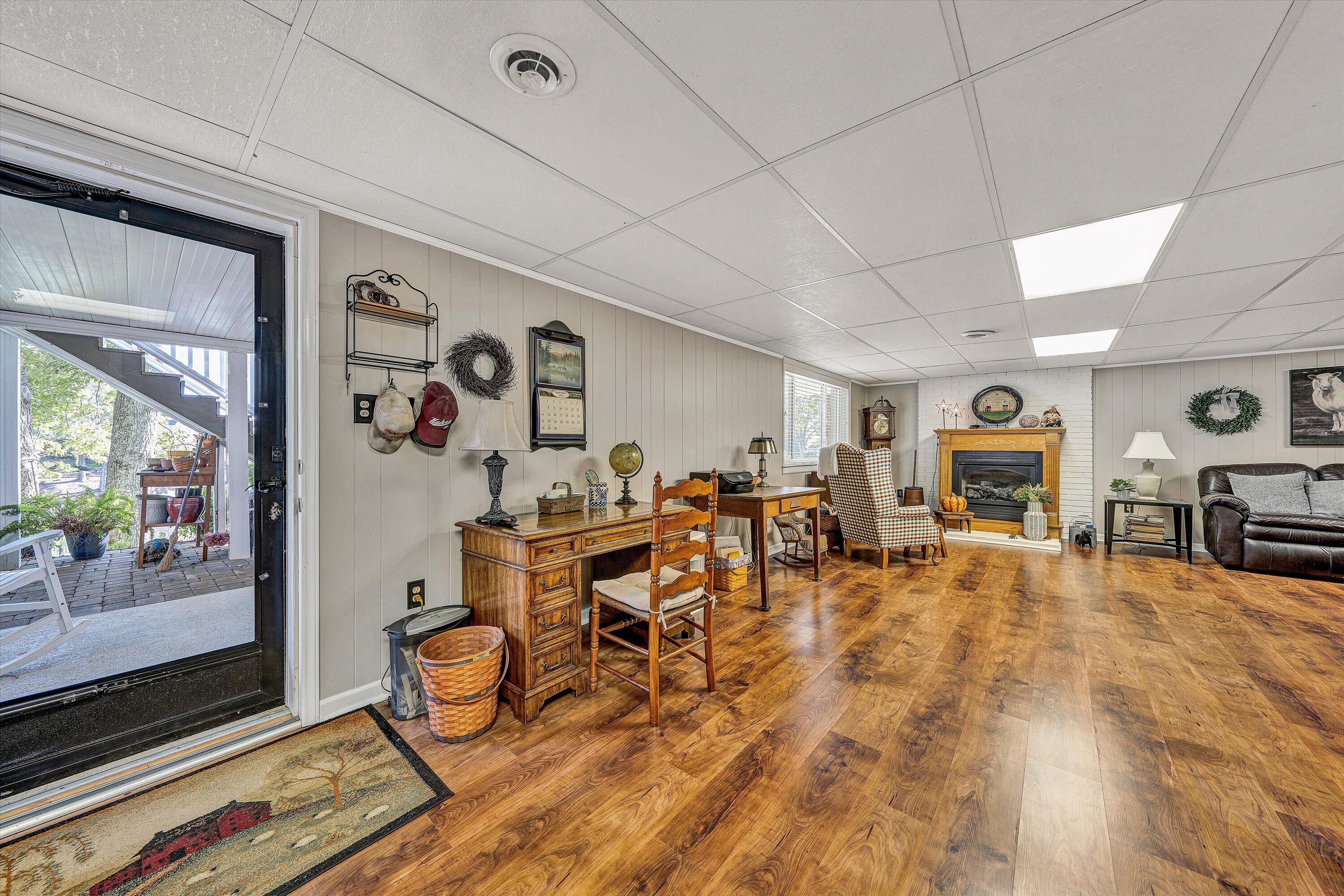 151 Twin Oaks Road Wirtz, VA 24184 - Photo 28 of 41 a living room with furniture and a flat screen tv