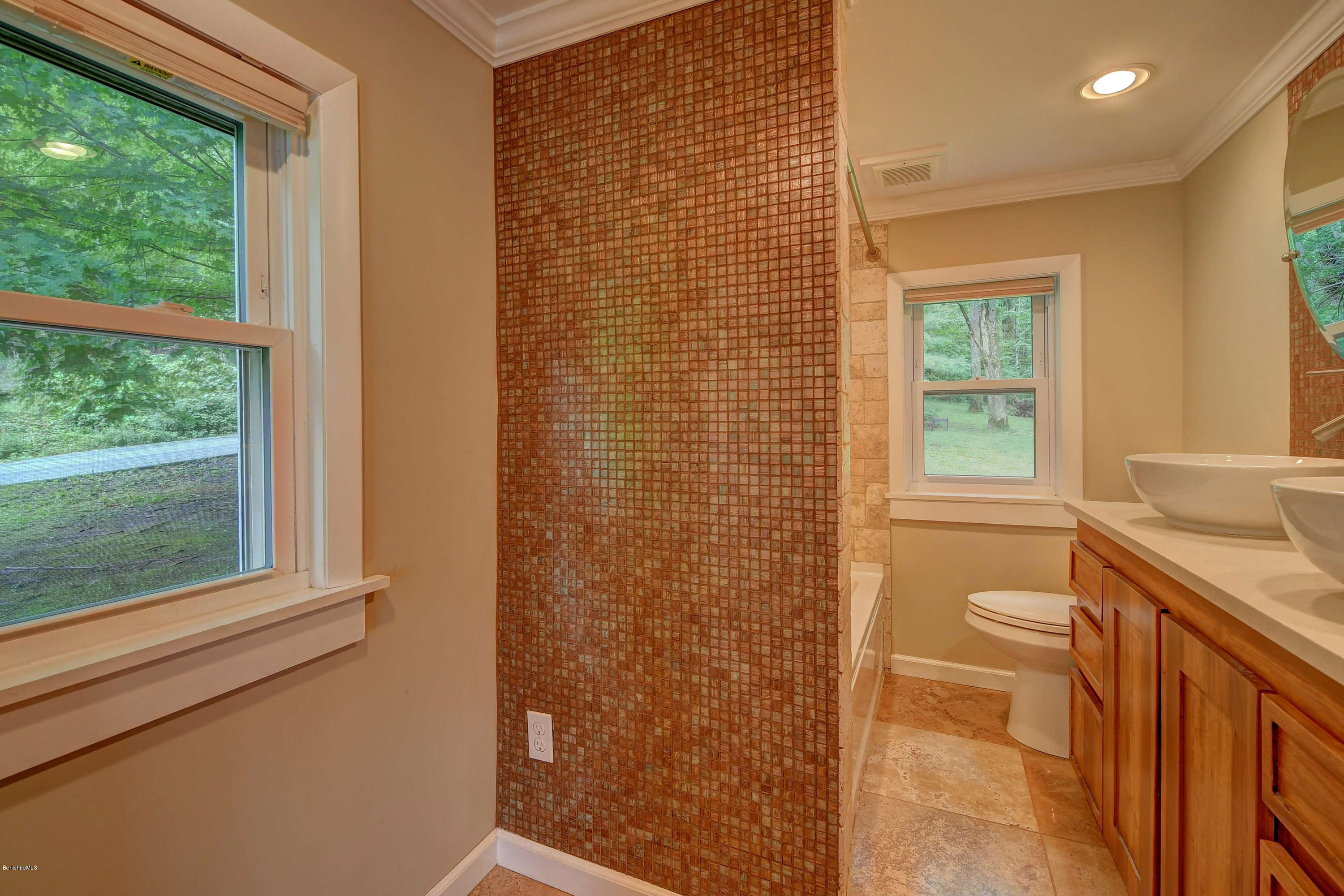 57 State Line Road West Stockbridge, MA 01266 - Photo 12 of 21 a bathroom with a sink a toilet and a shower