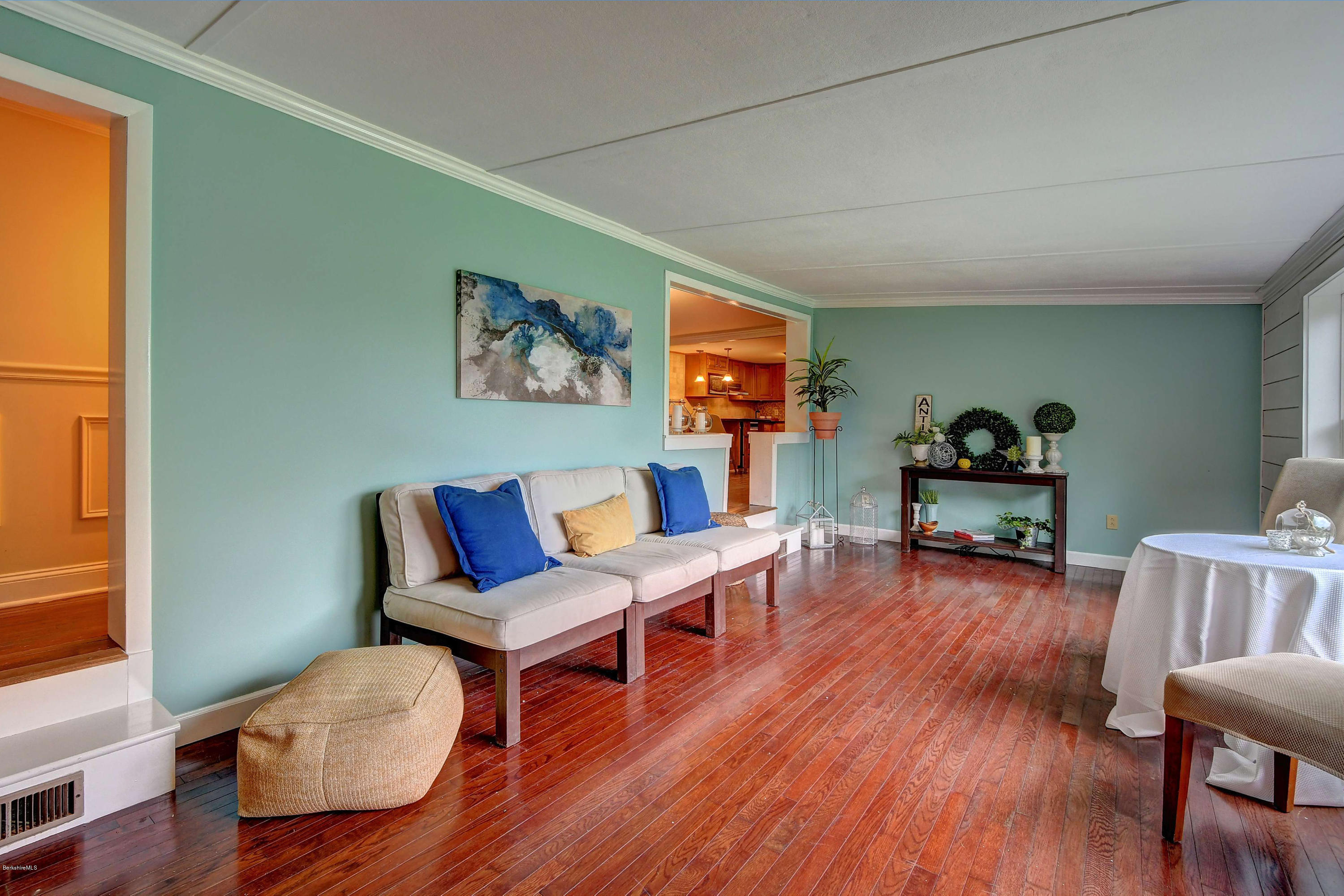 57 State Line Road West Stockbridge, MA 01266 - Photo 5 of 21 a living room with furniture and a wooden floor