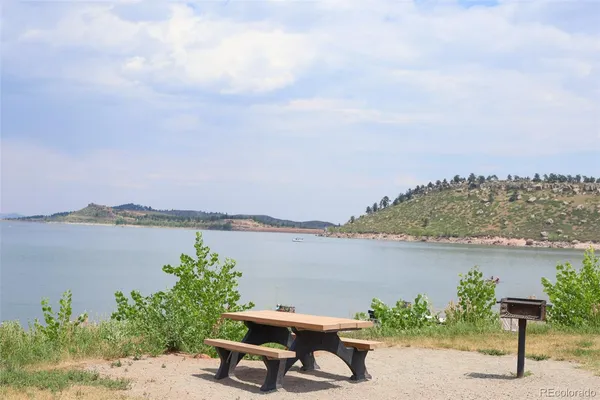 a view of lake view and mountain