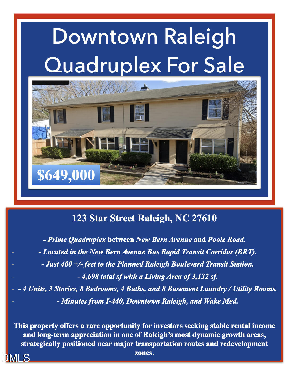 123 Star Street Raleigh, NC 27610 - Photo 1 of 11 0.0 123 Star St FLYER_Page_01