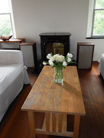 339 Amherst Road Pelham, MA 01002 - Photo 18 of 24 a dining room with furniture and wooden floor